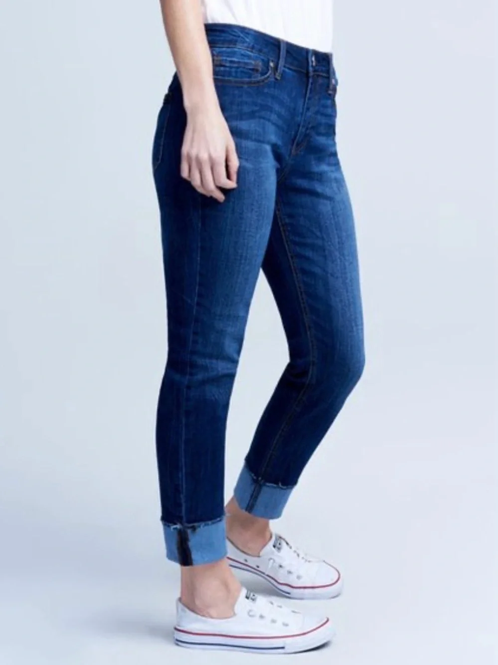 Seven 7 High Rise Slim Straight Jeans - Picture 2 of 9
